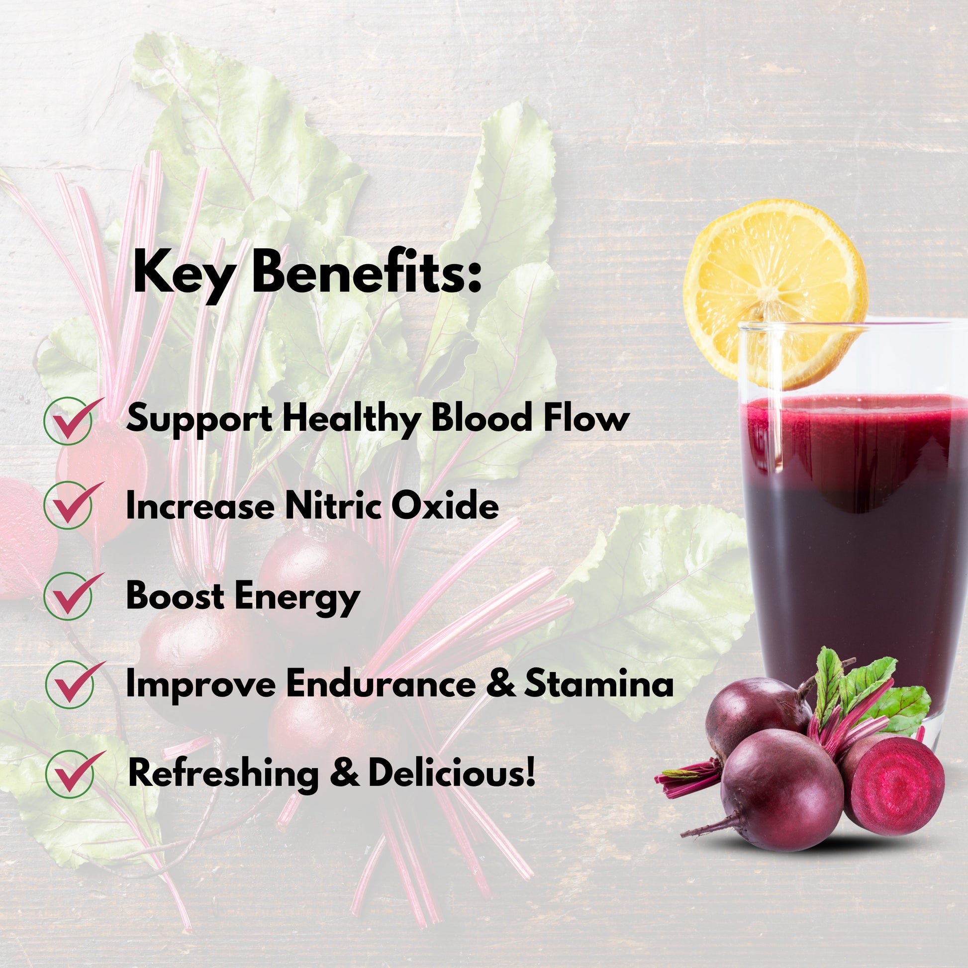 Beetroot Powder key benefits