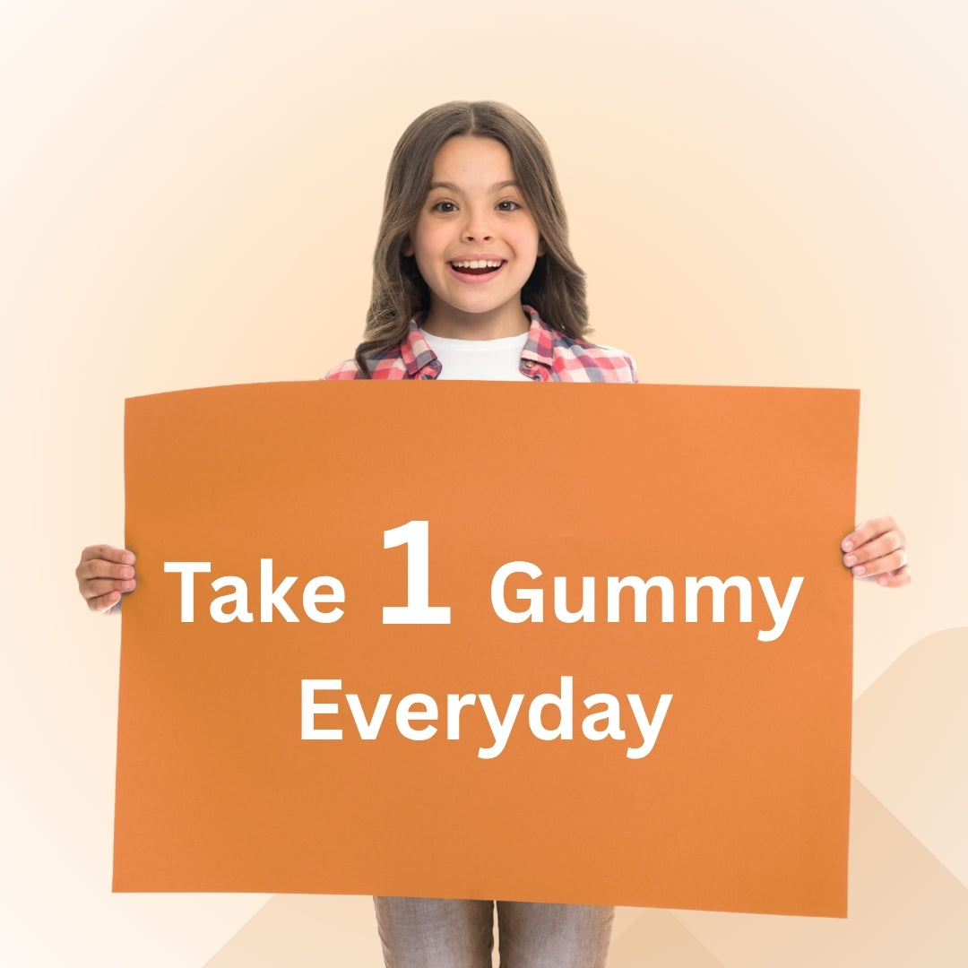 Eye Health Kids Gummies – Mix Fruit Flavour | With Lutein, Zeaxanthin, Astaxanthin, Vitamin A & C | Supports Vision & Blue Light Protection | 30 Natural Gummies, No Artificial Colors