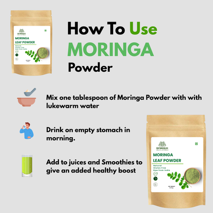 How to use moringa powder